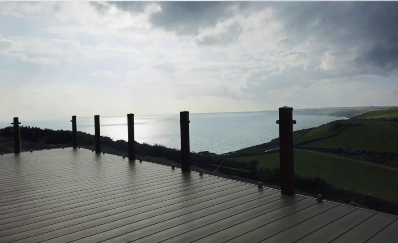 Composite decking installation by Precision Decking in Devon