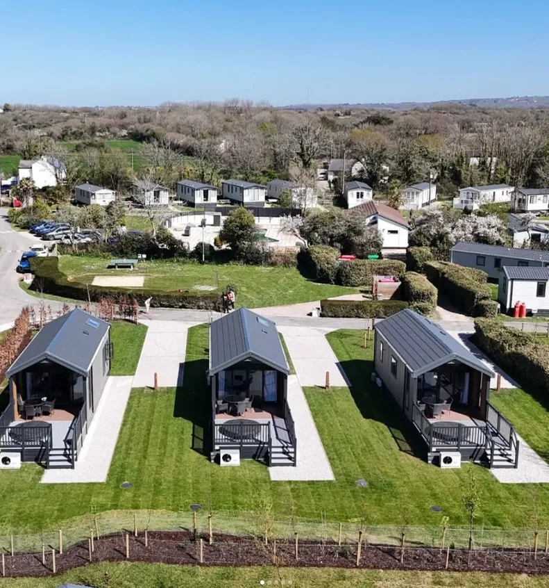 Custom pod decks built for symmetry in Newquay, Cornwall